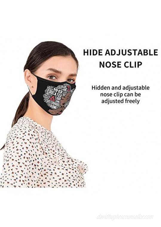4pcs Delta Sigma Theta Face Mask Breathable Fashion Balaclavas Reusable Scarf Dustproof Adjustable Washable Bandana