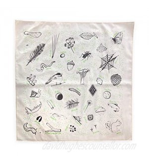 Colter Co. Scavenger Hunt Bandana | 100% American Made Cotton | For camping  hiking  survival  kids nature exploration  and face mask