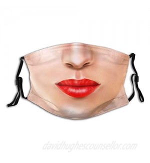 Fashion Face Mask With Filter Pocket Washable Face Bandanas Balaclava Reusable Fabric Mask With 2 Pcs Filters