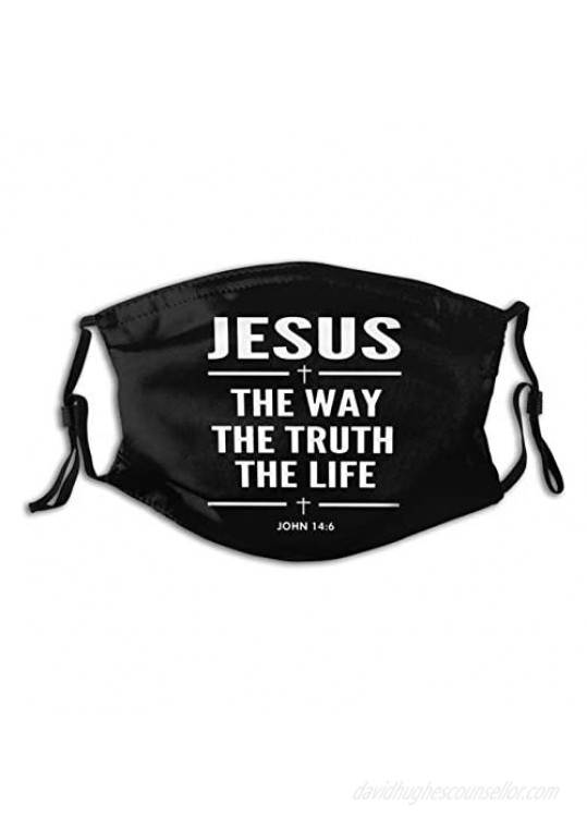 Our Lady Of Sorrows Catholic - Face Mask Scarf  Washable Reusable Adult Bandanas With 2 Filters  For Men & Women Outdoor
