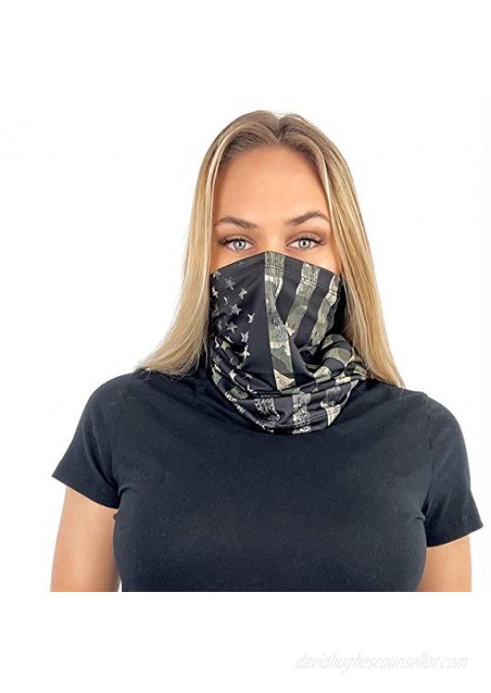 Controller Gear Neck Gaiter Face Mask Scarf - Sun Dust Sport Bandanas for Fishing Hiking Cycling Motorcycling Running - Not Machine Specific