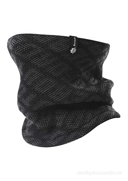 EXski Winter Drawstring Neck Gaiter Warmer Thick Fleece Lined Face Mask for Cold Weather Skiing Men Women