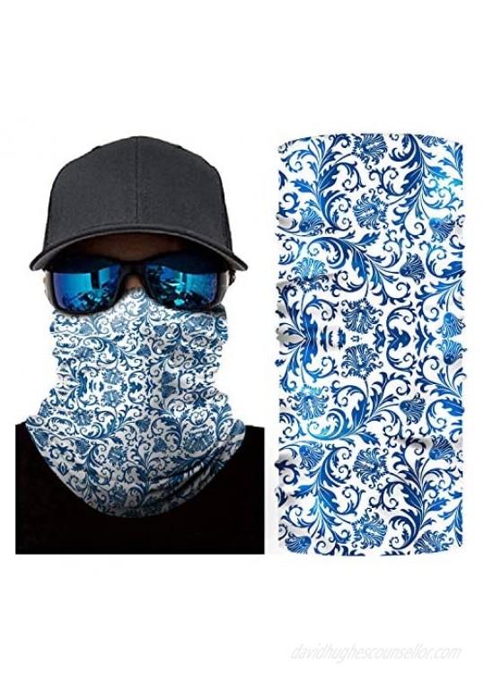 Face Scarf Mask Neck Gaiter Sun Protection Breathable Bandana for Women and Men