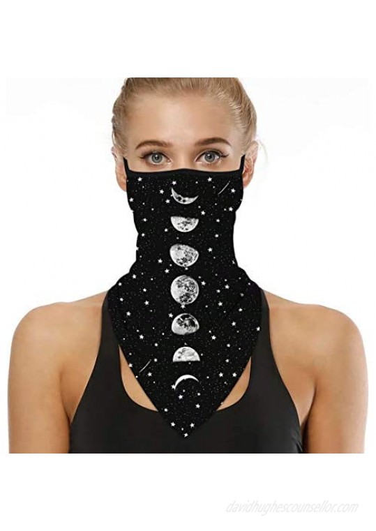 Headwear Bandana for Rave Face Mask Dust Wind Neck Gaiter Tube Mask Face Scarf