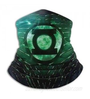 Microfiber Tube Green Lan-tern Neck Ice Breathable Face Mask S-hield Protective Bandana Headband & Beanie