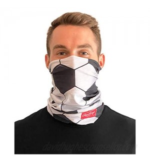 Rawlings Soccer Themed Neck Gaiter | Multi-Functional Lightweight 100% Polyester | Serves as Gaiter/Gator  Scarf  Face Cover  Face Buff  Bandana (Soccer)