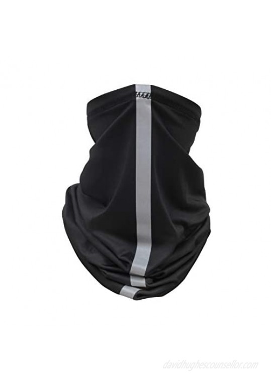 Reflective Bandana Neck Gaiter Face Mask 4pack