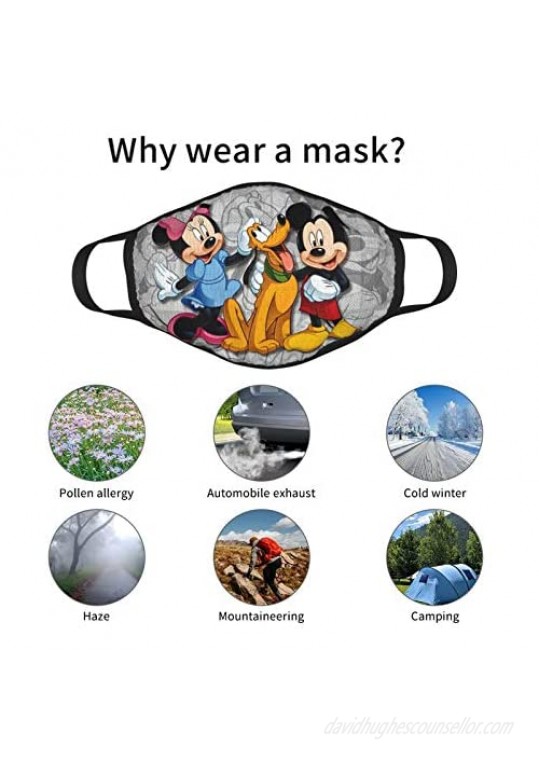 3Pcs/Pack Unisex Cloth Face Masks Reusable Washable Face Cover for Outdoor Sport