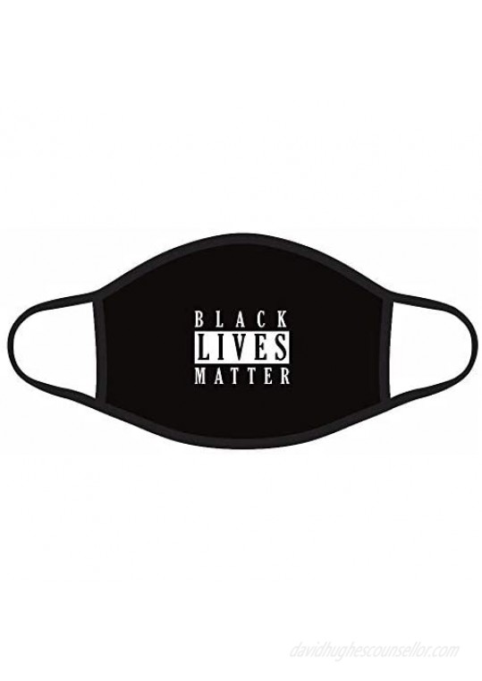 5 Pack Black Lives Matter Graphic Printed Face Masks Made in USA BLM Bandana Balaclava Unisex Adult Size