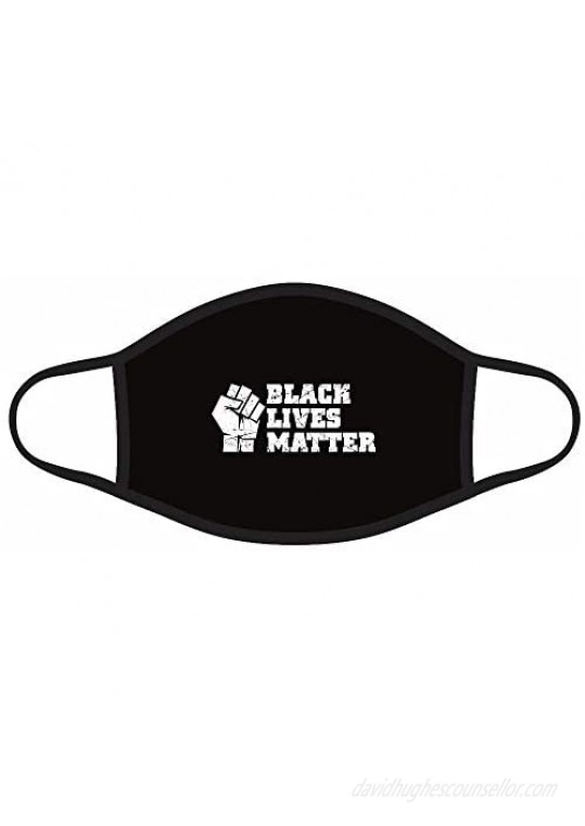 5 Pack Black Lives Matter Graphic Printed Face Masks Made in USA BLM Bandana Balaclava Unisex Adult Size