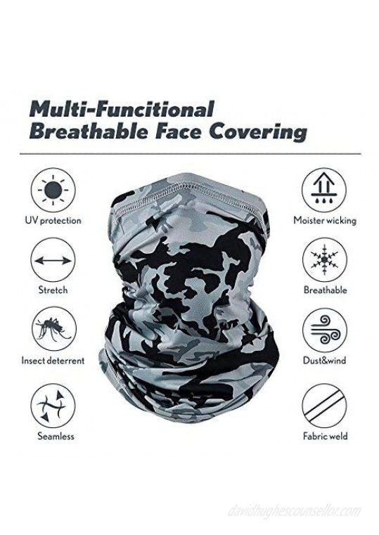 5pcs Sun UV Protection Neck Gaitor mask for men/women Cooling neck gaiter Dust Wind Bandana Balaclava