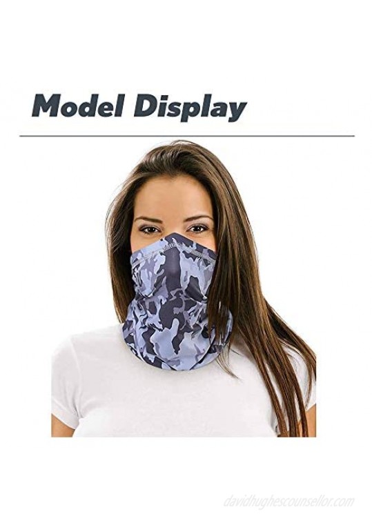 5pcs Sun UV Protection Neck Gaitor mask for men/women Cooling neck gaiter Dust Wind Bandana Balaclava
