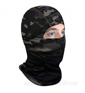 Achiou Balaclava Face Mask UV Protection for Men Women Sun Hood Tactical Lightweight Ski Motorcycle Running Riding