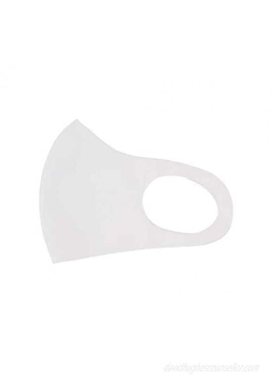 Blank White Sublimation Mask - Printable Subready Washable Reusable for Teens and Adults