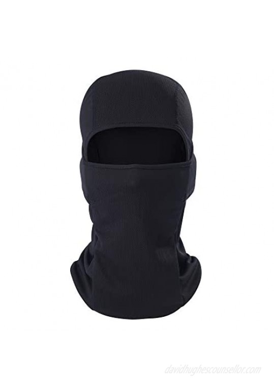 Eavacic Neck Gaiter Balaclava Face Mask Outdoor Sports Face mask Bandanas Ninja Mask Sun UV Dust Protection for Men/Women Black