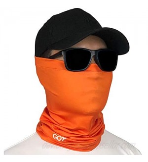 GOT Sports UPF 50+ Fishing Gaiter Mask - Breathable  Reusable  UV Sun Protection Dust Mask - Neck Gaiter  Scarf  Balaclava