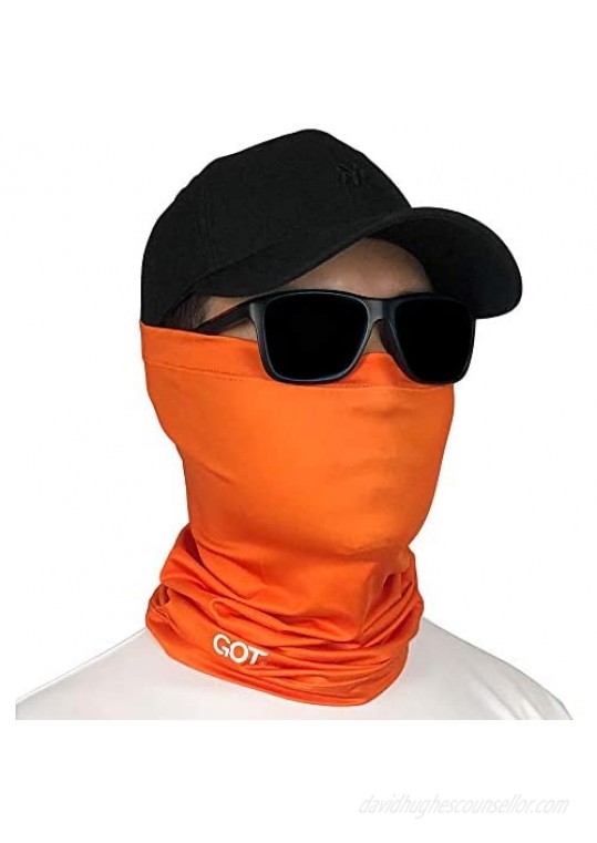 GOT Sports UPF 50+ Fishing Gaiter Mask - Breathable  Reusable  UV Sun Protection Dust Mask - Neck Gaiter  Scarf  Balaclava