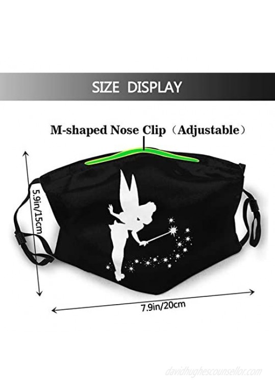 Great Mother Flower Face Cover Reusable Washable Cloth Bandanna Mask with 2 Filter for Men Women