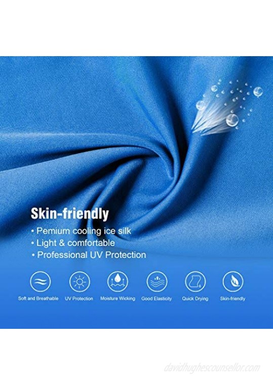 Neck Gaiter Summer Sun Protection Face Cover Mask Cooling Neck Scarf Anti Dust Windproof Bandana for Hiking Cycling Fishing