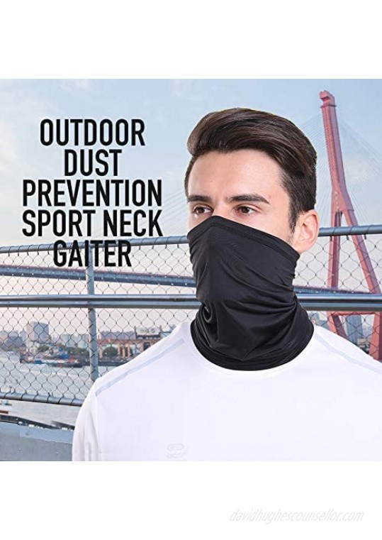 Neck Gaiters Face Mask Sport Neck Gaiter Magic Face Cover Scarf for Men & Women
