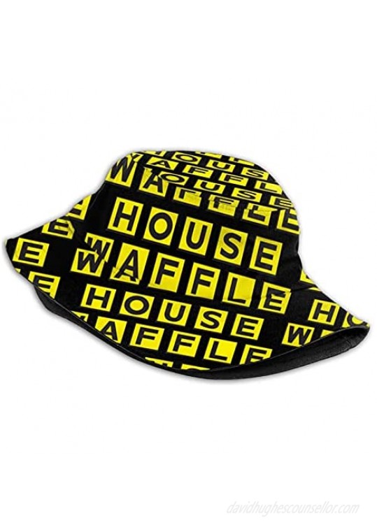 Waffle House-Logo.Wine Fisherman's Hat Cap The in 2020 Black