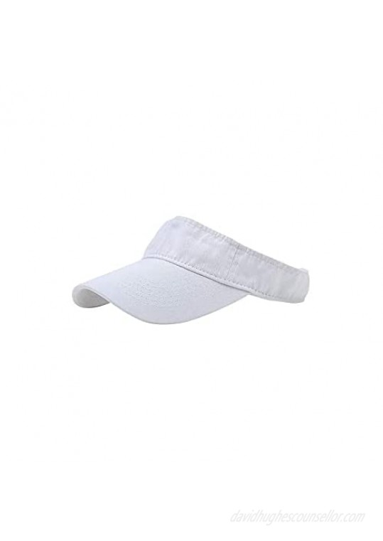 ANDICEQY Sport Sun Visor Hats Adjustable Empty Top Baseball Cap Cotton Ball Caps for Men and Women