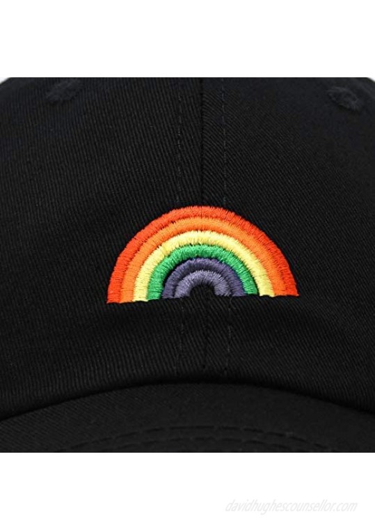 DALIX Rainbow Baseball Cap Womens Hats Cute Hat Soft Cotton Caps