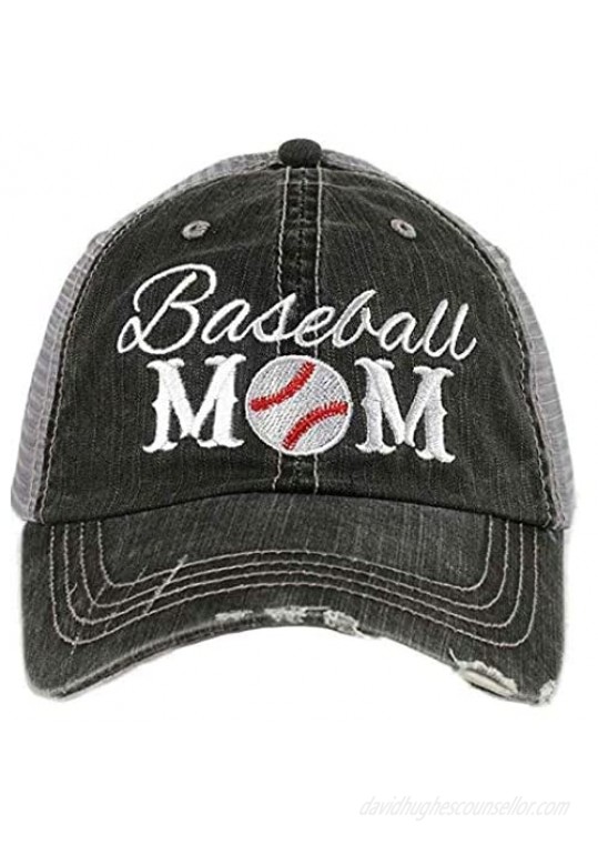 KATYDID Baseball Mom Baseball Hat - Trucker Hat for Women - Stylish Cute Sports Hat