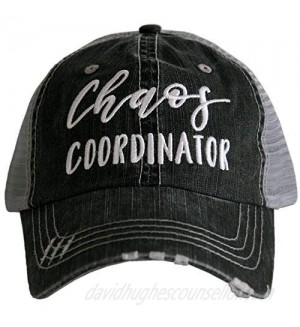 KATYDID Chaos Coordinator Baseball Cap - Trucker Hat for Women - Stylish Cute Ball Cap (Grey)