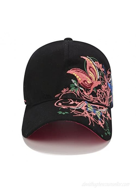 Women Baseball Caps Adjustable Breathable Embroidered Sun Hat for Sport Golf Mesh Sunbonnet Outdoor