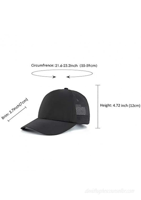 Women Quick Drying Baseball Cap Sun Hats Mesh Lightweight UV Protection for Outdoor Sports - Multiple Colors