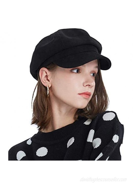 PHABULS Womens Hat Classic Style Solid Color Hats & Caps for Women and Girls
