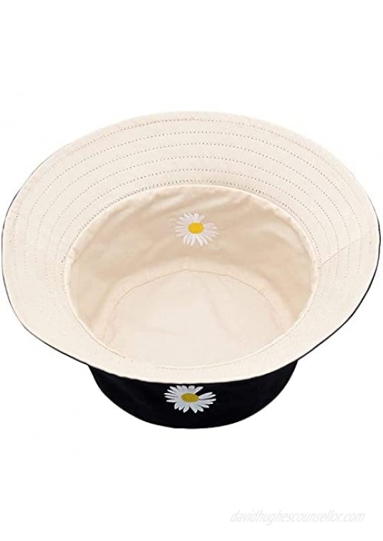 Bucket Hat 100% Cotton Packable Summer Travel Beach Sun Hat Outdoor Cap Unisex
