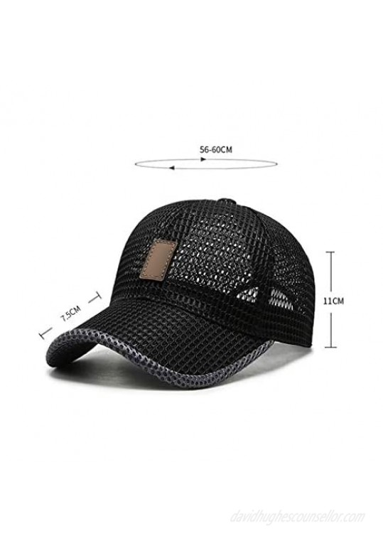 D & D Exhaust Summer Men and Women Mesh Baseball hat Two-Sided Foldable Adjustable Elasticity Fisherman Hat Bucket Cap（Black /Navy /Gray ） (Black)
