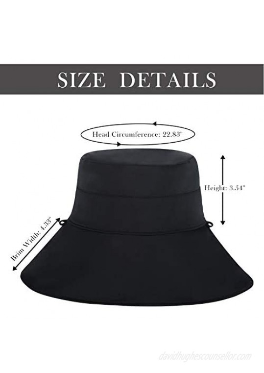 FEMSÉE Reversible Bucket Hat - Sun Hats for Women Men UPF 50+ UV Packable Summer Beach Hat