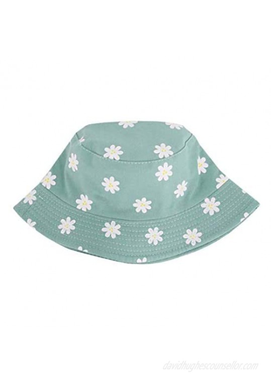 Haoohu Multicolored Bucket Hat for Women Men Girls Frog Fisherman Hat Beach Sun Hat for Outdoor Travel