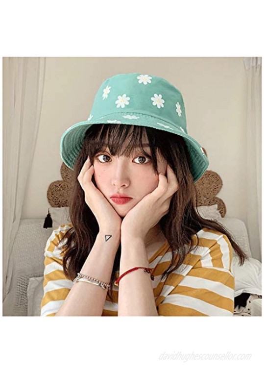 Haoohu Multicolored Bucket Hat for Women Men Girls Frog Fisherman Hat Beach Sun Hat for Outdoor Travel