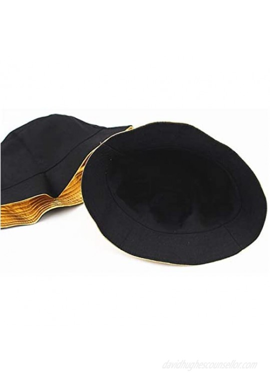 Joylife Metallic Bucket Hat Trendy Fisherman Hats Unisex Reversible Packable Cap
