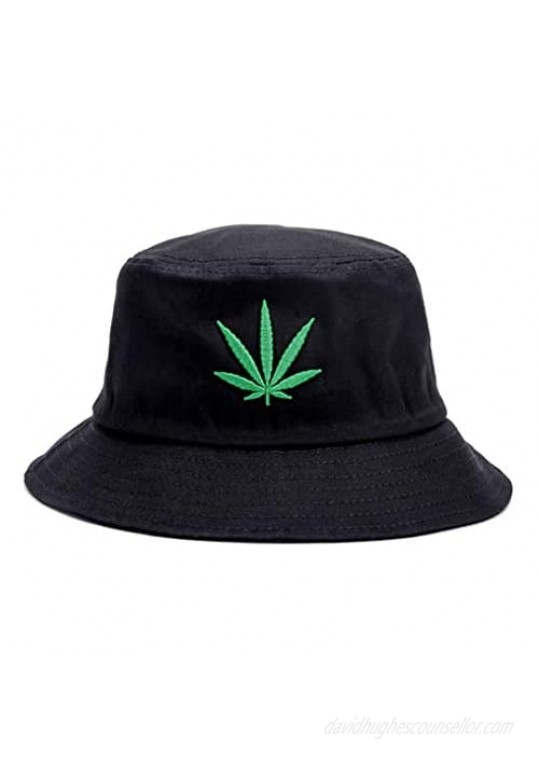 Marijuana/Weed Bucket-Hat Sun Protection-Fisherman Packable Fishing Cap