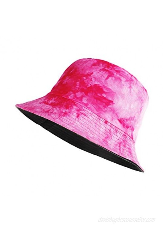 Surkat Unisex Bucket Hat Double Side Wear Fisherman Cap Reversible Sun Hat for Women Men