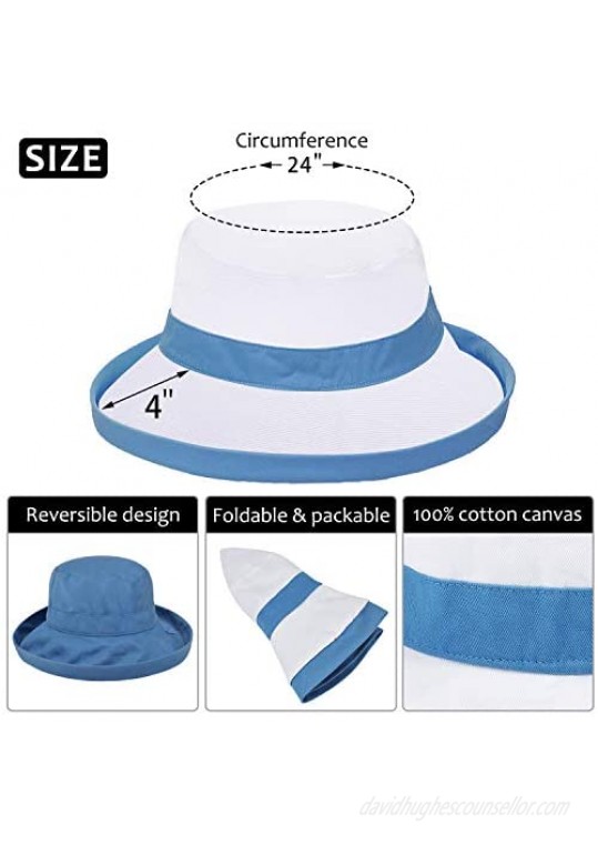 Tirrinia Bucket Hats for Women | UPF 50+ Sun Protection Cap for Garden Beach Travel and Outdoor