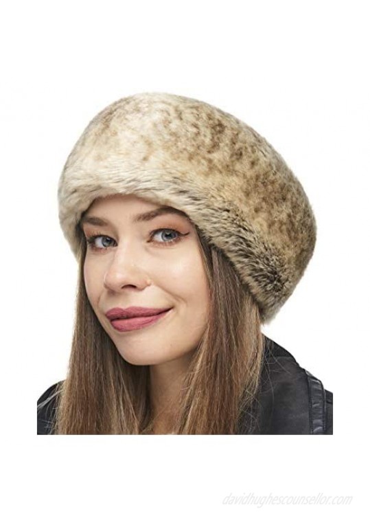 Futrzane Winter Faux Fur Headband for Women - Like Real Fur - Fancy Ear Warmer