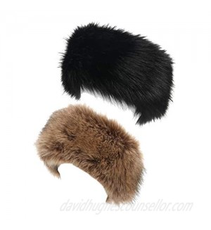 La Carrie Faux Fur Headband with Stretch Women's Winter Earwarmer Earmuff