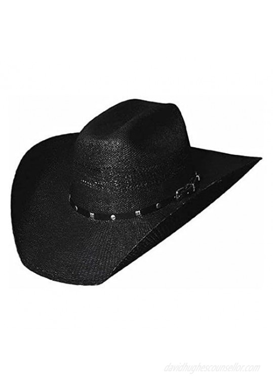 Bullhide Montecarlo Hats - Black Arrow - 20X Bangora Straw Western Cowboy Hat