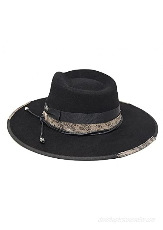 Bullhide Women's Reloaded Casual Premium Wool Felt Hat 3 1/4 Brim