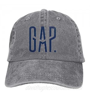 G-A-P Logo Unisex Cowboy Hat Trucker Hats Adjustable Baseball Cap Snapback Hats Peaked Cap Casquettes Hat Dad Hat Gray