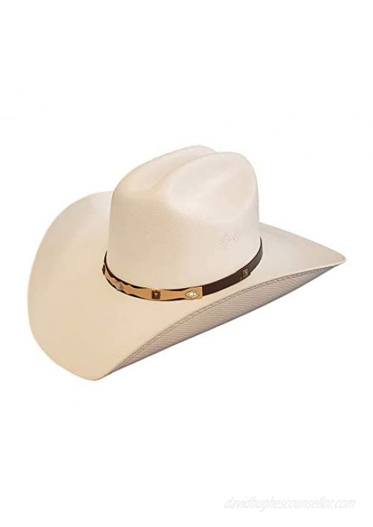 Men's Classic Western Cattleman Suede Black  White  Hard Black  Tan Straw Rodeo Mexican Cowboy Hats
