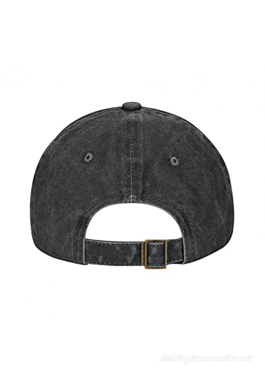 Unisex Cowboy Hats Adjustable Sun Cap Hip-Hop Bucket Hat for Women Men Black