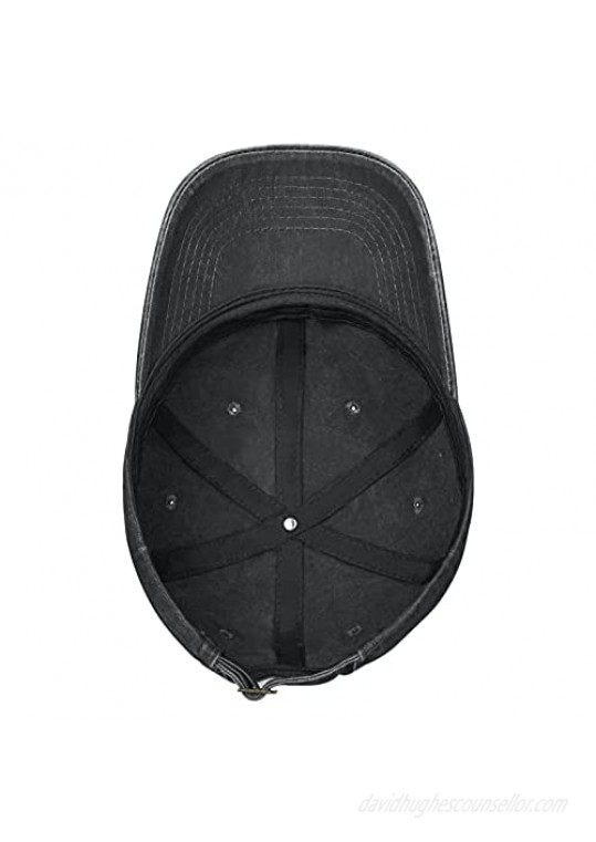 Unisex Cowboy Hats Adjustable Sun Cap Hip-Hop Bucket Hat for Women Men Black