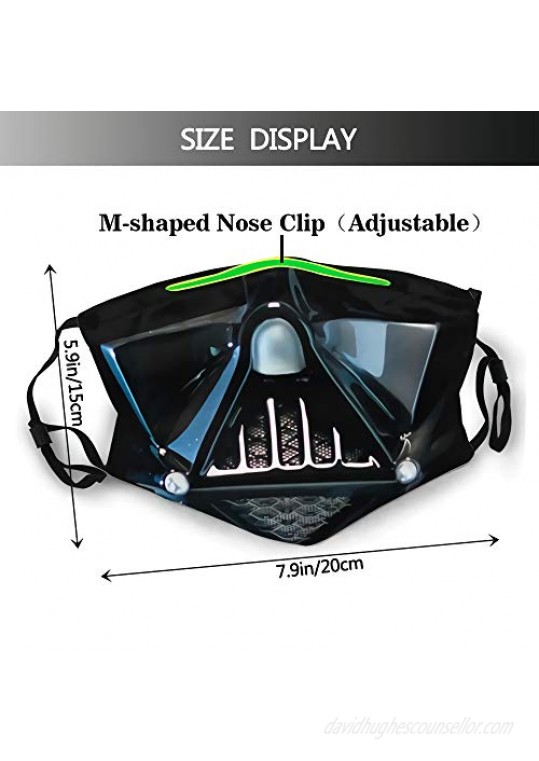 Darth Vader Face Mask Masks Cotton Windproof Reusable Face Mask Breathable Balaclava For Women Men Customized With Filter.